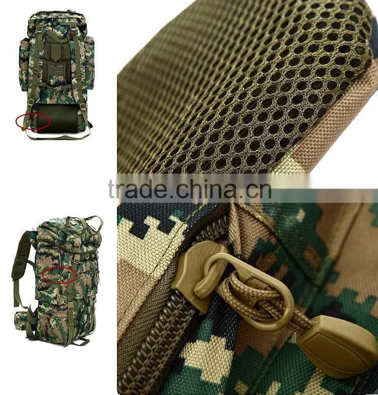 wholesale High Quality camo backpack outdoor hiking military backpack