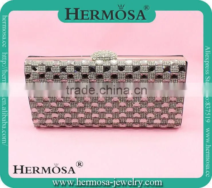 Hermosa Newly Women Elegant Clutch Purse Treny Lady Evening Party Prom Purse Fashion Jewelry Purse