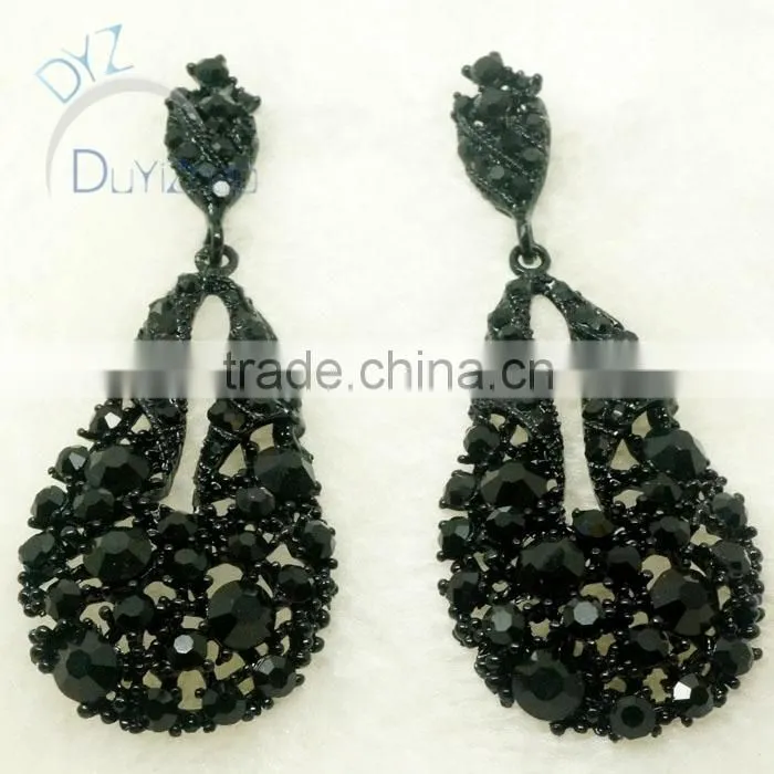 fashion jewelry set for women with clear stone/gold plate jewelry to buy