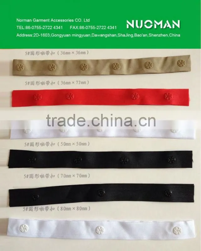 plastic snap tape garment accessories
