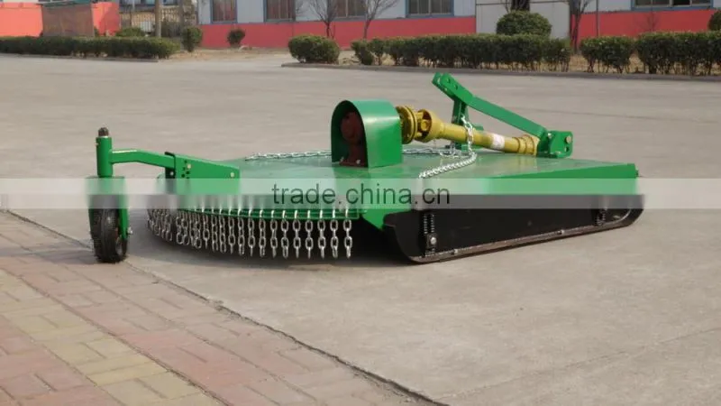 mini tractor mounted garden mower/rotary PTO mower with clutch