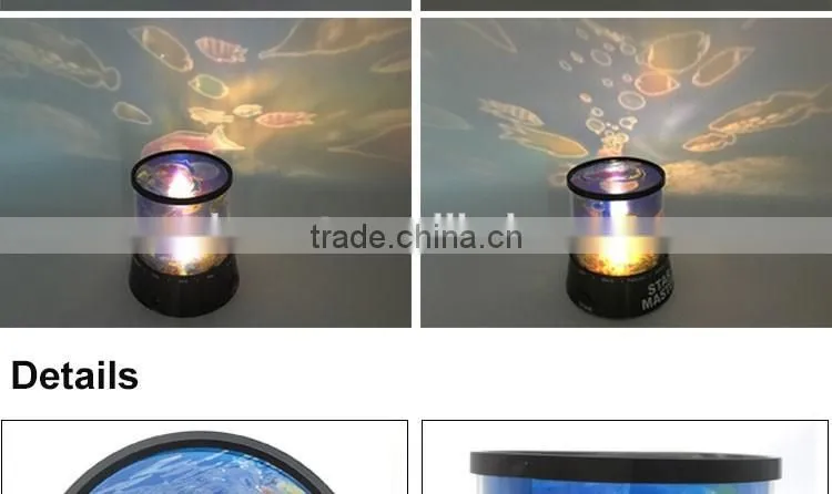 Kids Doodle Flashing Lamp Sea World DIY Led Projector