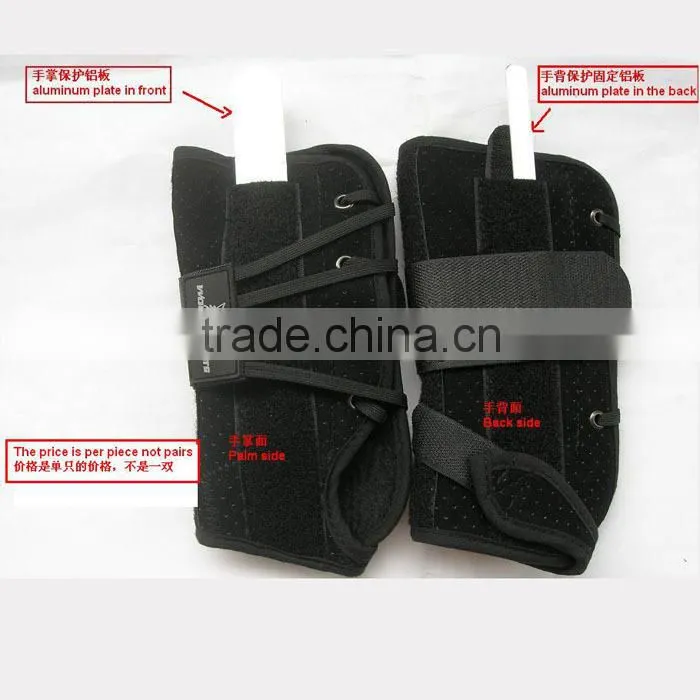 Protection and Speedy Recovery Wrist Support With Aluminum Strip and Tie Adjustale
