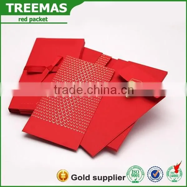 High quality custom red packet, red envelope, wedding packet for new year and wedding