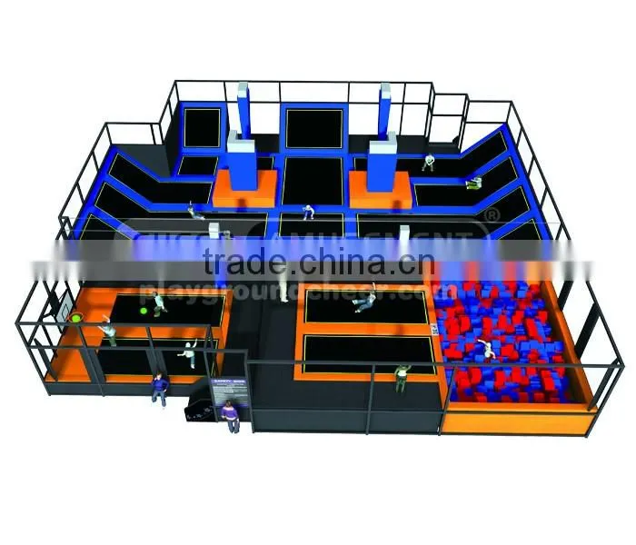 Cheer Amusement Custom Indoor big Trampoline Park