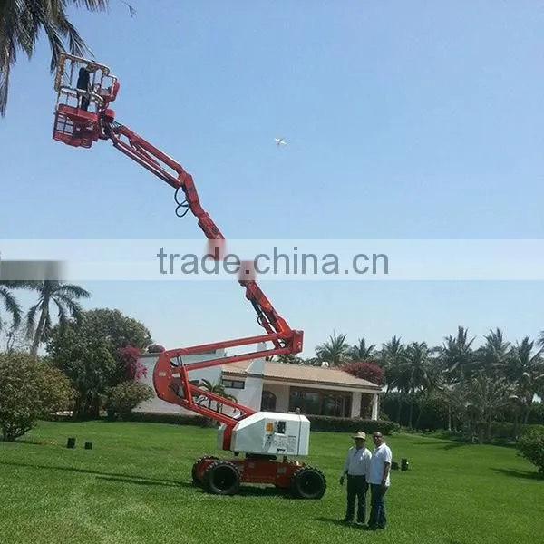 Hot sale municipal gardens aerial equipment self-propelled working lift platforms