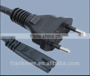 2 pin Brazil standard power cord with plug home appliance