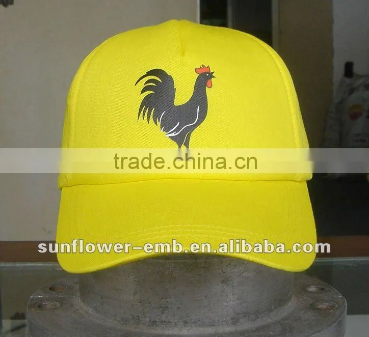 Cotton cap custom logo print logo and embroidery logo