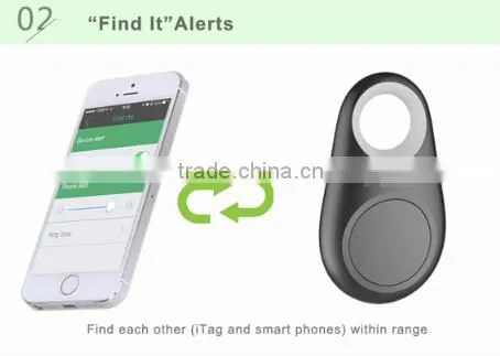 bluetooth keychain wallet anti-lost alarm device tracker key finder for iphone 6/6s/6 plus/6s plus/samsung