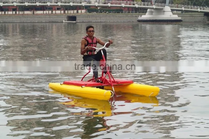 amusement park equipment water bike pedal boats for sale water park china supplier