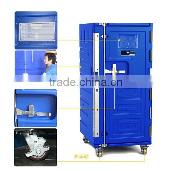 Rotomolded Plastic Insulated Cabinet for frozen food storage and transport