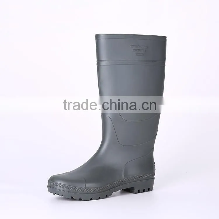 2016 Classic cheap pvc rain boots without steel toe, wellington boots