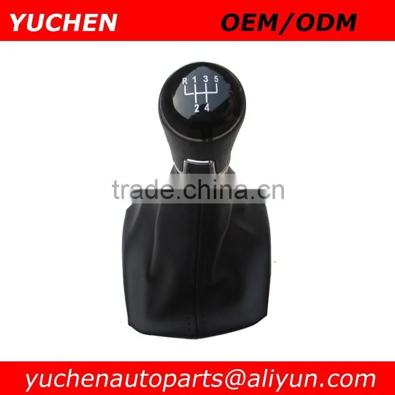 YUCHEN Car Shift Gear Knob With Leather Boot For Skoda Octavia II A5 MK2 2004-2010 Car Shift Knob With Passat B7