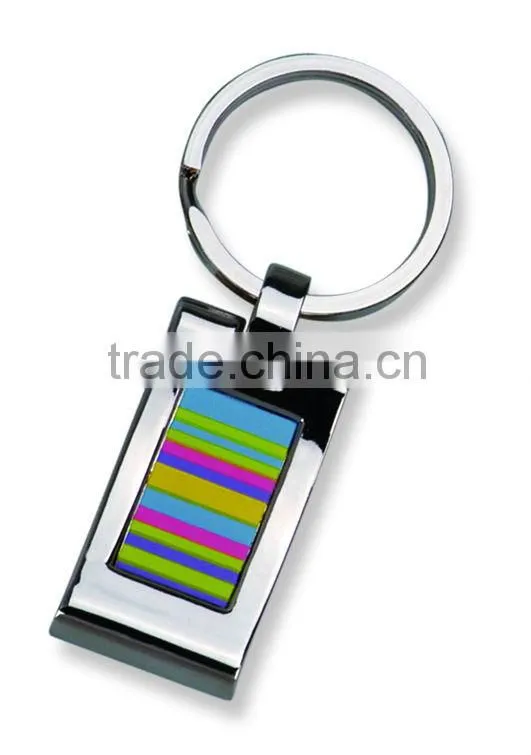 promotional metal zinc alloy led key chain custom light keyring metal flashlight keychain