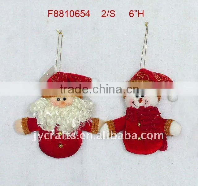 good quality snowman ornament Santa ornament