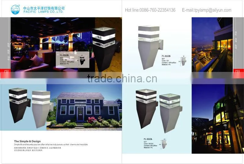 2013 Modern LED Garden Light/LED Lawn Light in Aluminium and PC with red/blue/yellow/green/white
