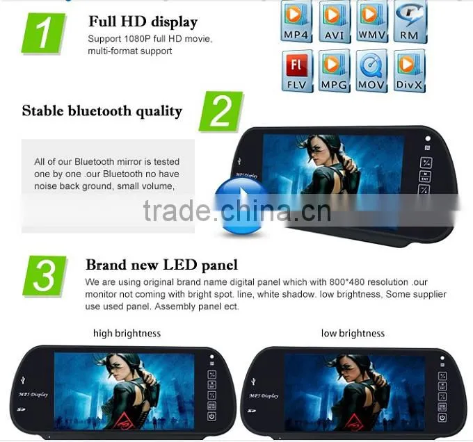 9 Inch with Speaker Fuction HD Headrest AV players