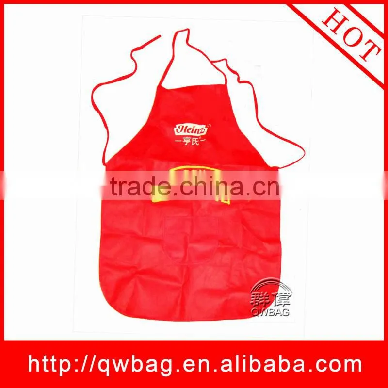 Beautiful woven fabric apron for production