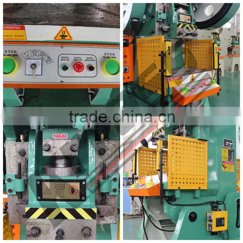 JB23 / J21S series machanical machine manufacturers for 10 ton power press , power punch press