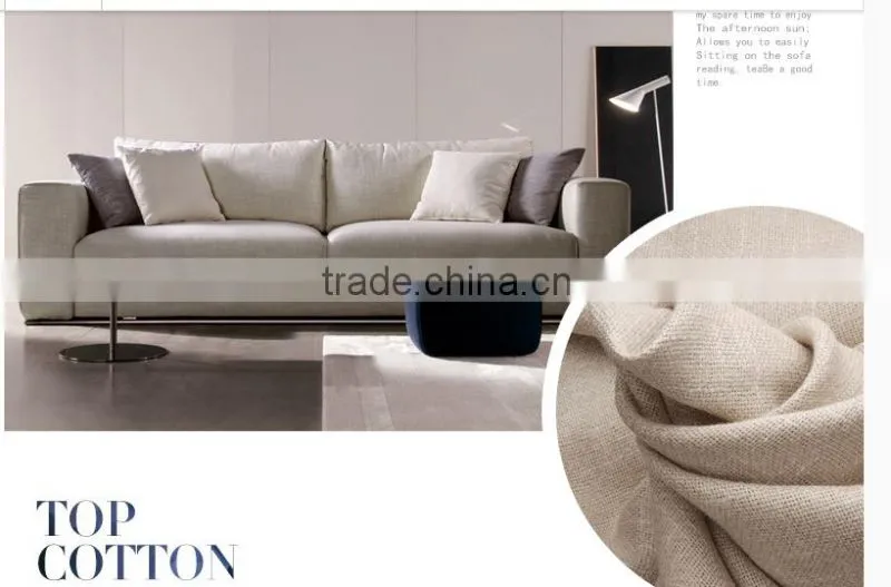 Milan Fashion Simple and Fashion Fabric Solid wood High Quality Feather Sofa
