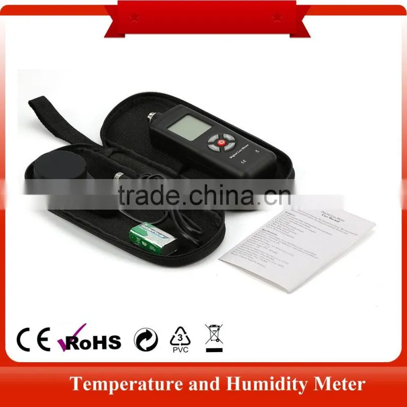3-in-1 digital lux meter light sensor handheld with temperature and humidity TL-601