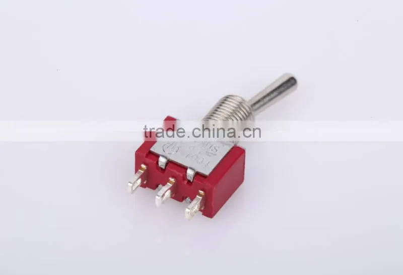 3pin red Toggle Switch with third gear favorable price
