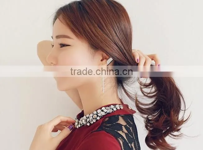 Plated Lines Are Tremella Ear Line Long Paragraph Ear Chain Female Temperament