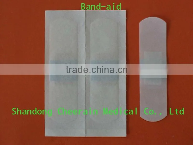 medical disposables Band-aid transparent waterproof pu semi-permeable surgical protective non-woven adhesive dressing