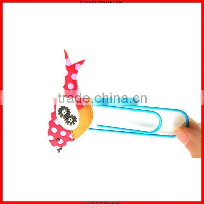 Canton fair bird shape clips for paper,big metal paper cilp