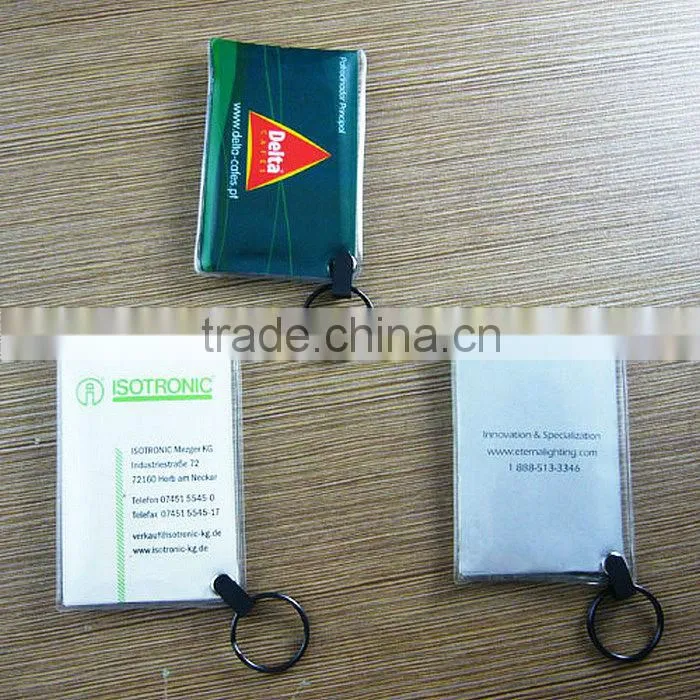 Promotional gift PVC custom led card light