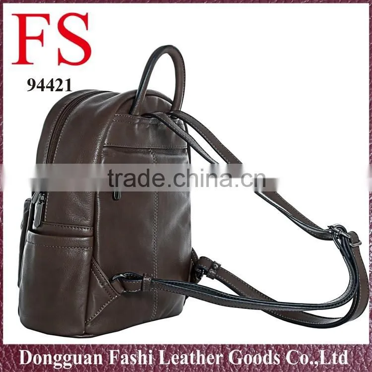 factory supply boutique new arrival leather backpack bag