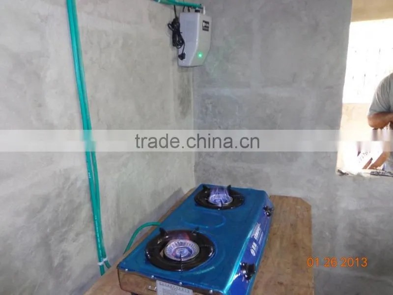 OEM best price portable double burner biogas stove for cooking