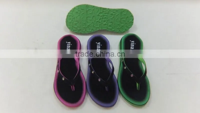 2016 lady soft rubber slipper