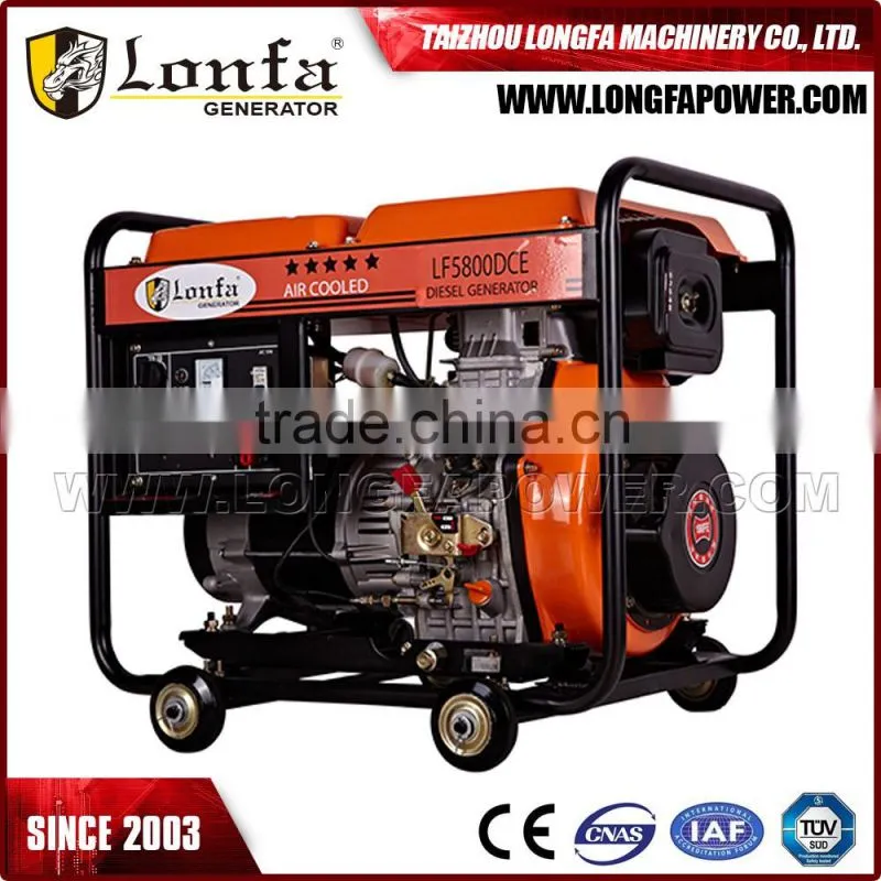 5KW 5.5KVA Air Cooled Electric Start Kama Generator Diesel for Sale