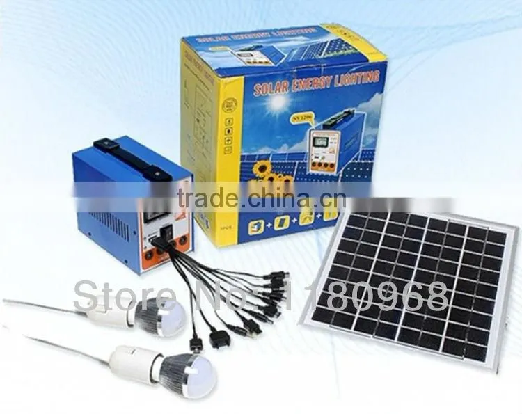 New Design 12v 10w Portable Solar Home System Dc Solar System For Charging Mobile Phone