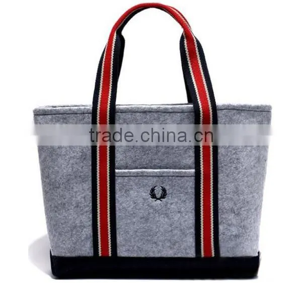 recycled felt tote bag,felt a4 document bag