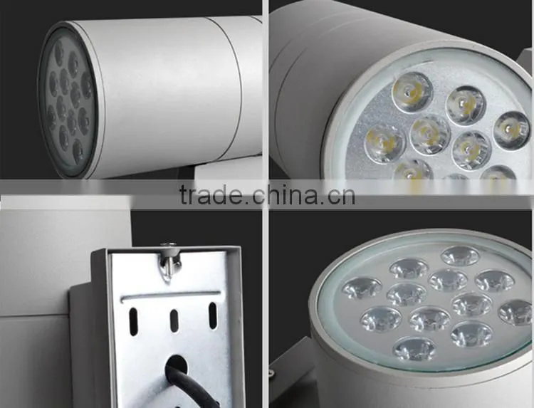 RoSH CE P65 aluminium outdoor wall mounted led light 18W