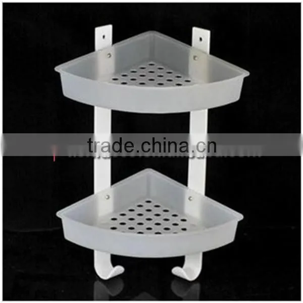 Two-double Triangle Style Multipurpose Plastic Shelves Plastic Storage Shelves