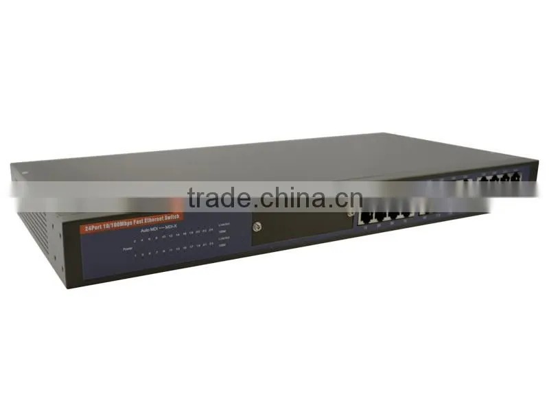 steel case 24 port 10/100M Switch (WD-1024R)