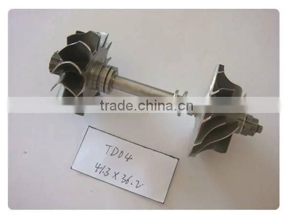 Mitsubishi turbo turbine rotor shaft TD04