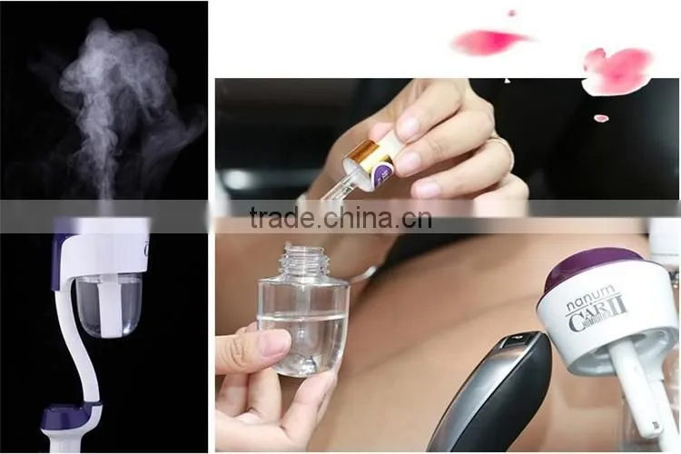 Latest second generation car aroma humidifier cool ultrasonic nanum car air diffuser