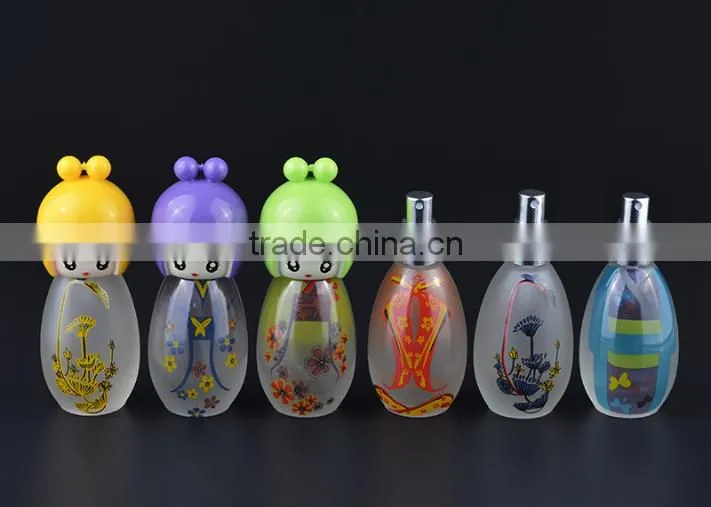 High-end dolls frosted glass bottle packing bottle of 20 ml electrochemical aluminum nozzle spray bottle