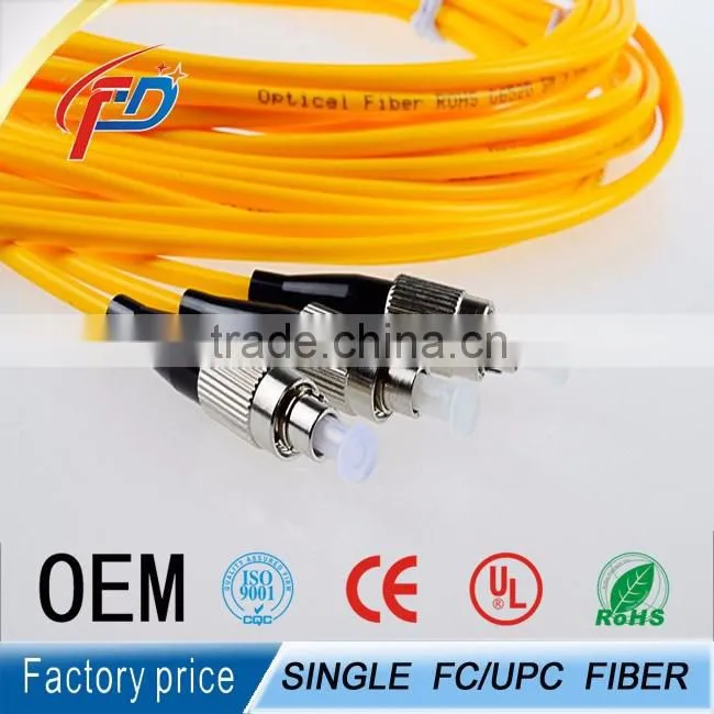singlemode FC/APC-FC/UPC fiber optic cable