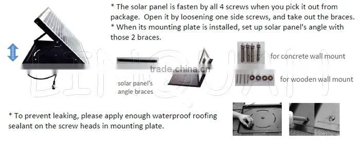 Natural Air Conditioner! 12 inch 45W brushless DC motor Solar gable fan