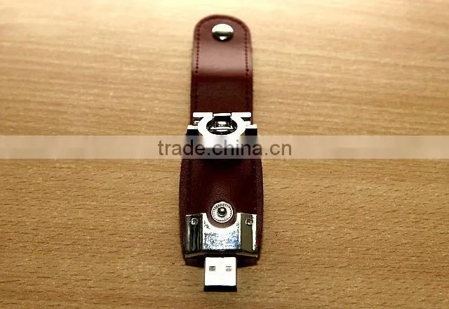 Flower Design 2GB Leather Flash Drive