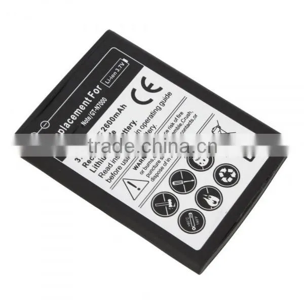 LTE I717 N7000 Battery for Samsung I9220 Note Battery 3.7V 2600mAh