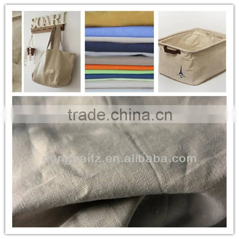 55% linen 45% cotton fabric for christmas gift bag