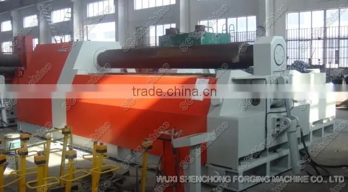 4 roller plate bending, cnc bending machine(8mm~60mm)
