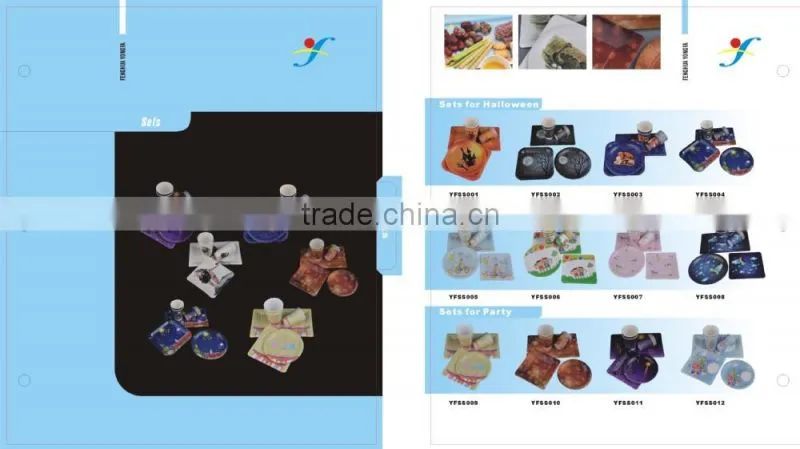 Rectangular customer designed food grade cardboard fast food plates