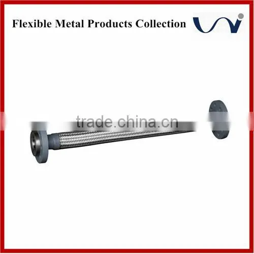 anti-corrosive flexible metal hose with flange ends